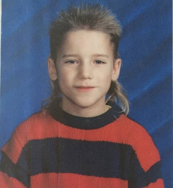 dustin milligan childhood pic