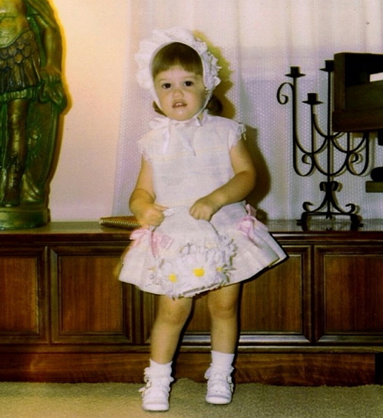 gwen stefani childhood pic