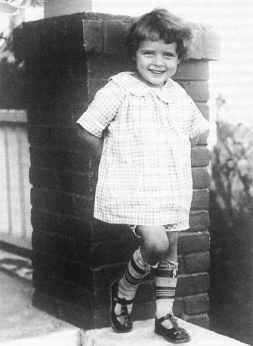 betty white childhood photo