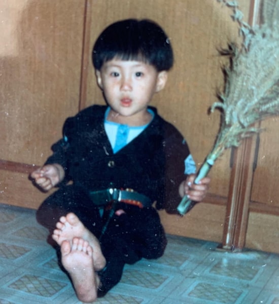 kim seon ho childhood pic