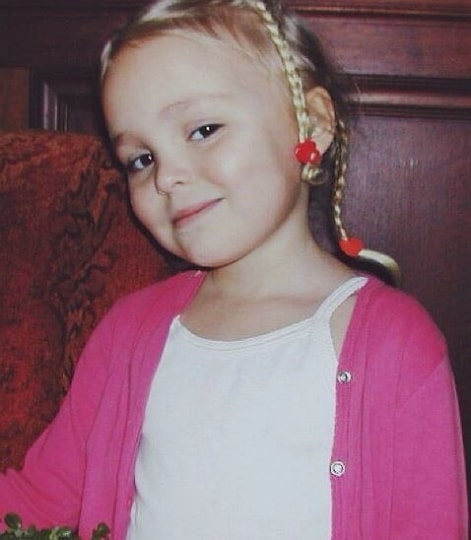 lily-rose depp childhood pic