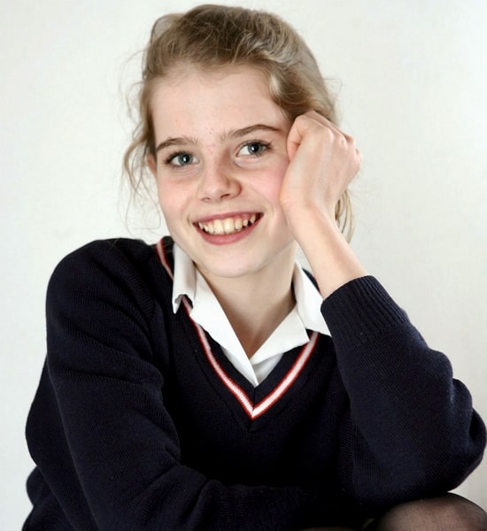 lucy boynton childhood pic