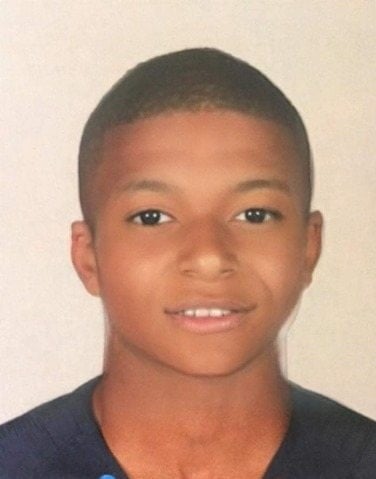 kylian mbappe childhood pic