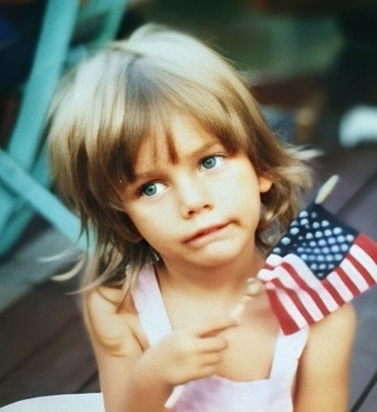 lauren cohan childhood pic