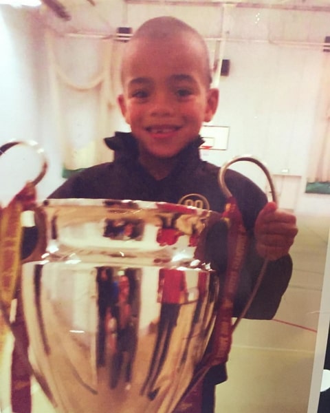 mason greenwood childhood pic