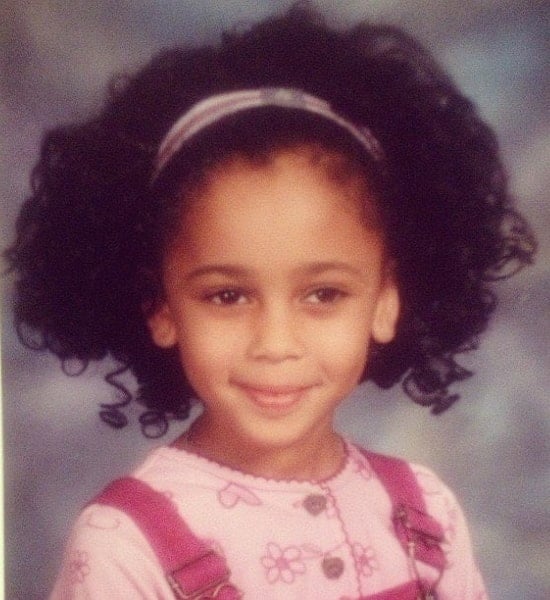 vanessa morgan childhood pic