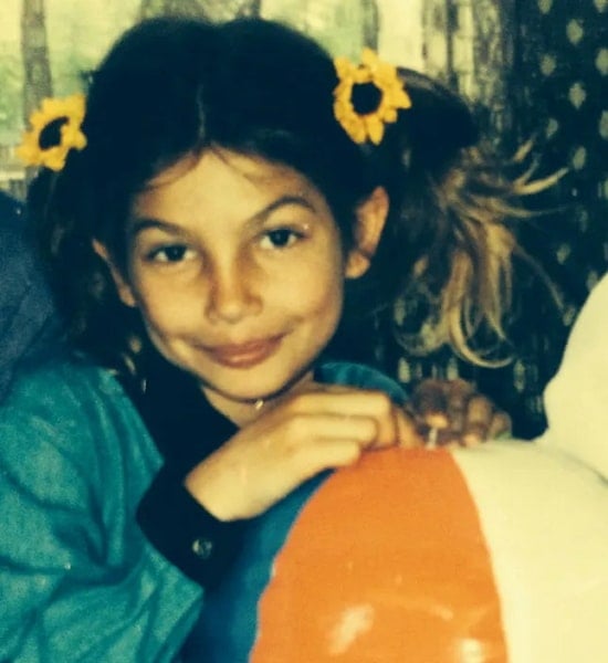 lily aldridge childhood pic