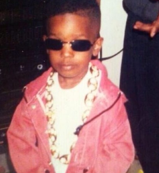 asap rocky childhood pic