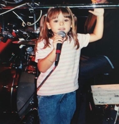 danna paola childhood pic