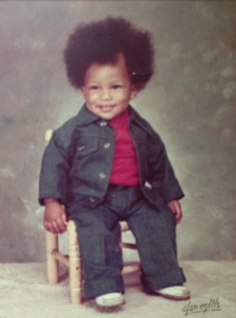 pharrell williams childhood pic