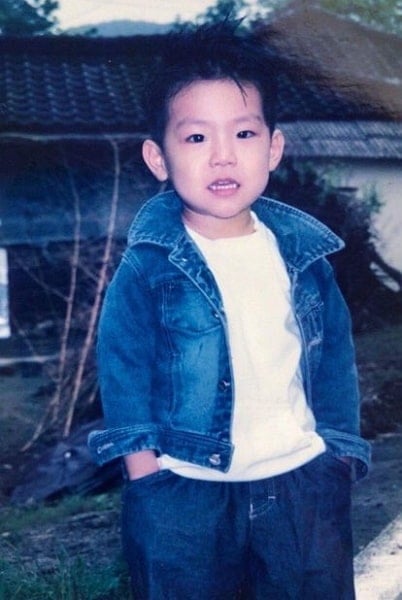 woojin childhood pic
