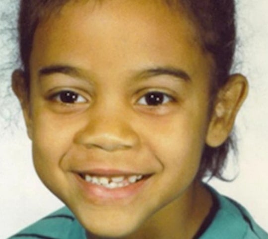 zoe saldana childhood pic