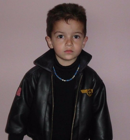 aramis knight childhood pic