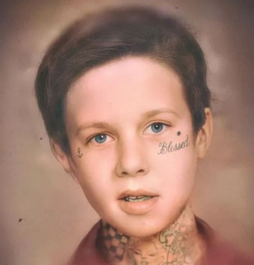 travis barker childhood pic