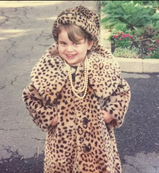 beanie feldstein childhood pic