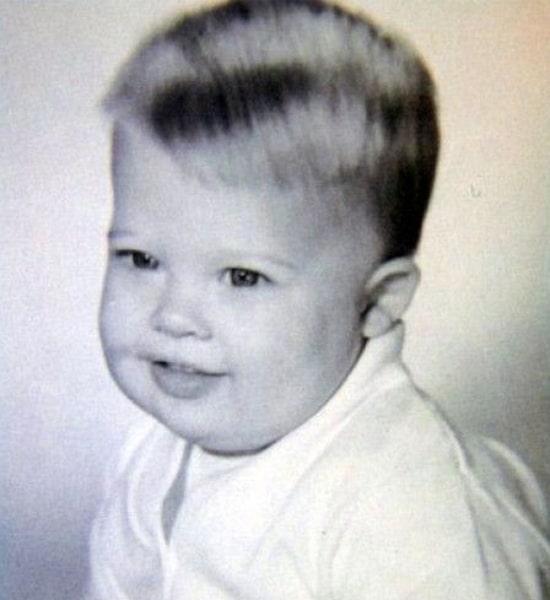 brad pitt childhood pic