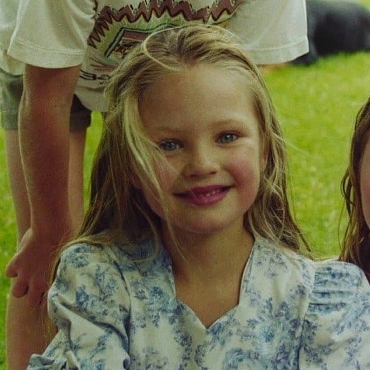 candice swanepoel childhood pic