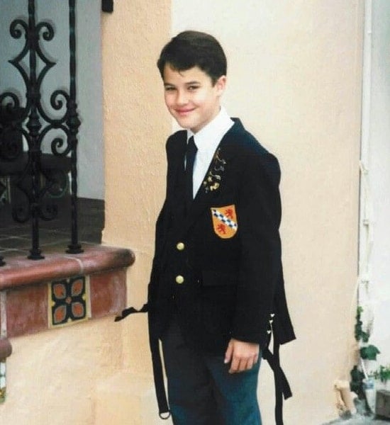 darren criss childhood pic