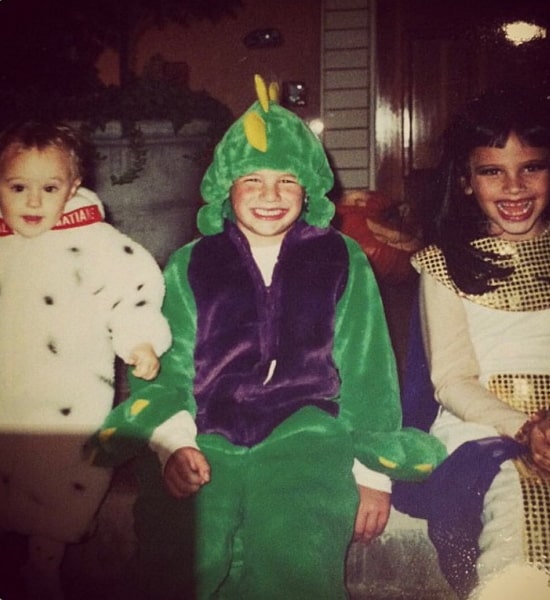 halston sage childhood pic siblings