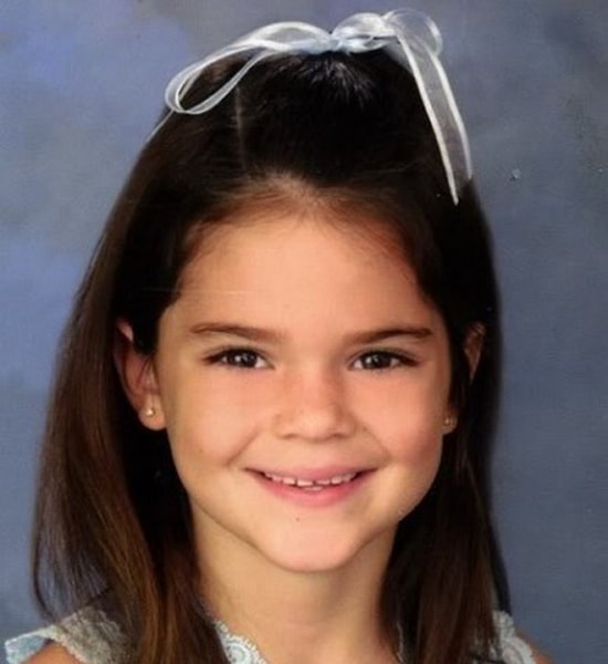 kendall jenner childhood pic