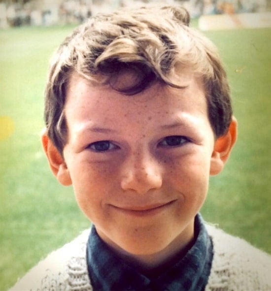 luke evans childhood pic