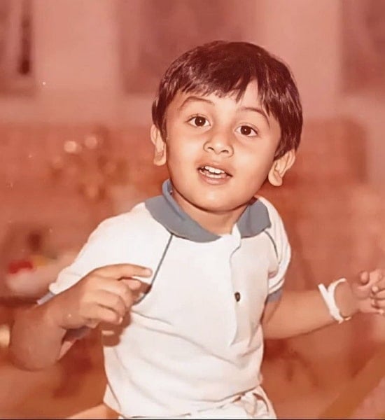 ranbir kapoor childhood pic