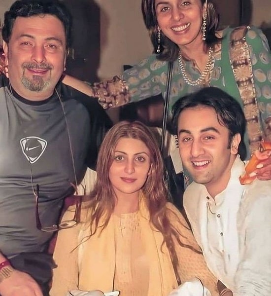 ranbir kapoor family