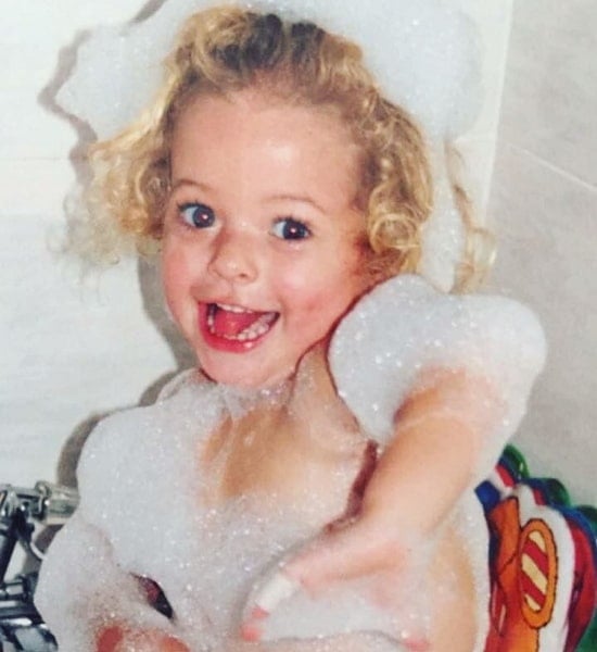 sasha pieterse childhood pic