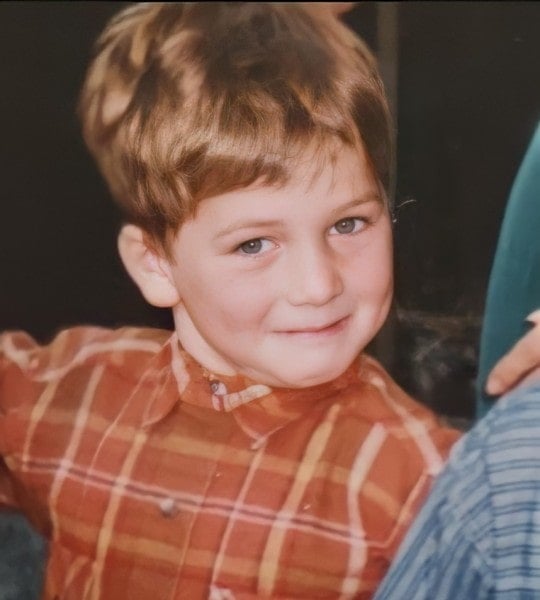 taron egerton childhood pic