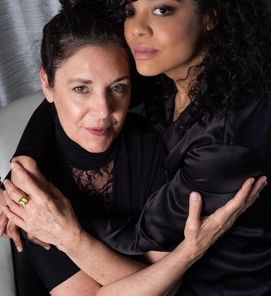 tessa thompson with her mother