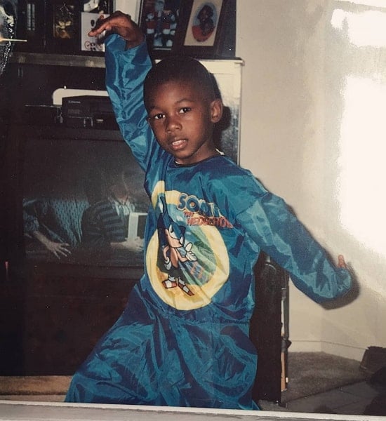 trevante rhodes childhood pic