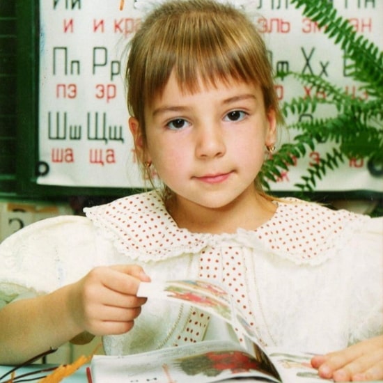anfisa arkhipchenko childhood pic
