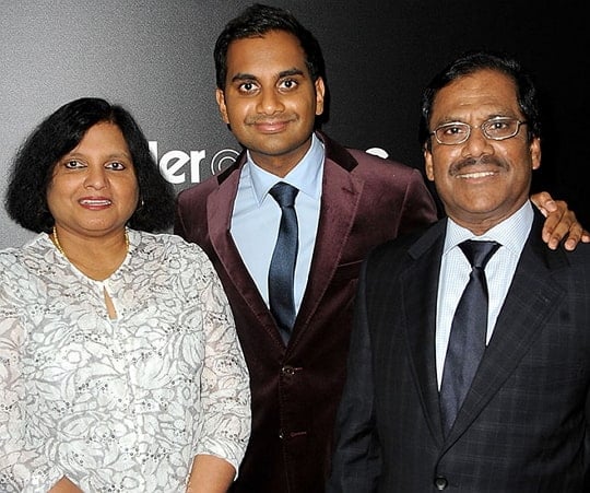 aziz ansari parents