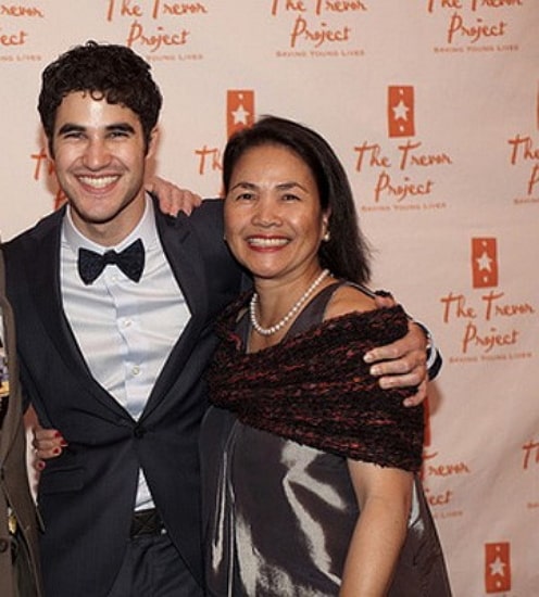 darren criss mother