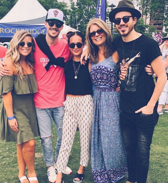 Grant Gustin mother wife siblings