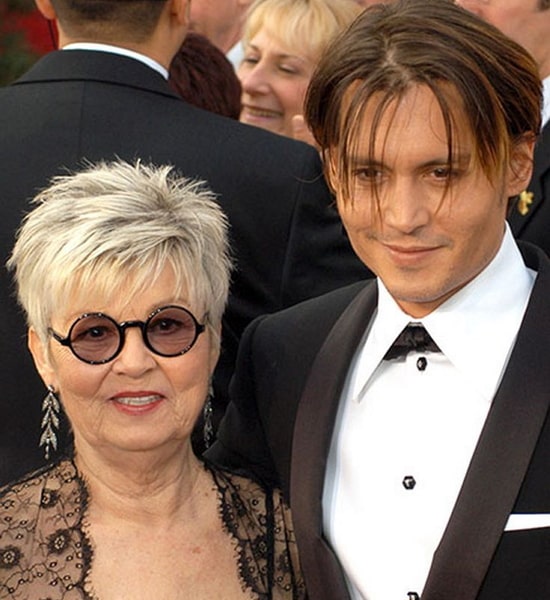 johnny depp mother