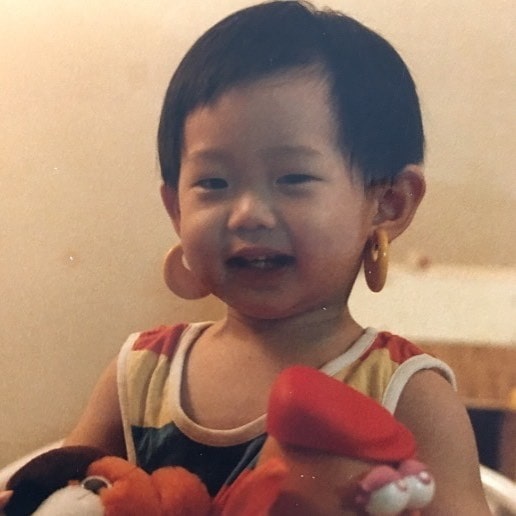 kim chi childhood pic