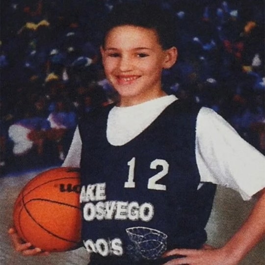 klay thompson childhood pic