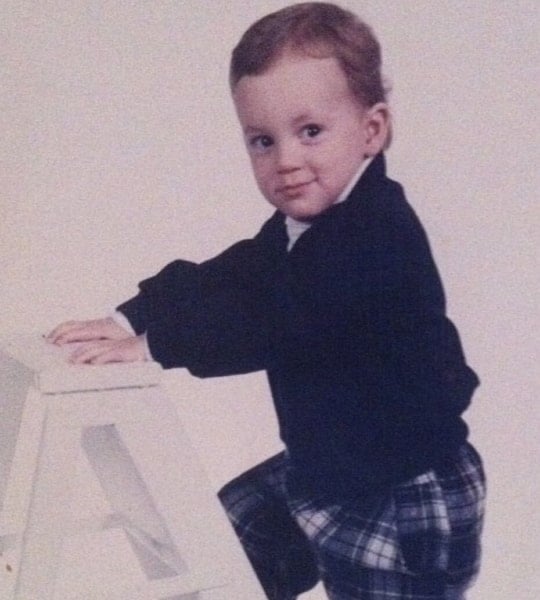 penn badgley childhood pic