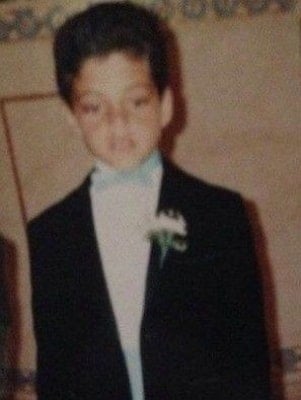 rami malek childhood pic