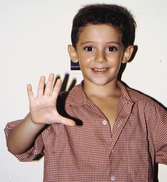 ruggero pasquarelli childhood pic