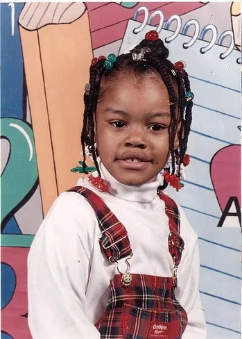 teyana taylor childhood pic