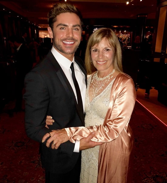 zac efron mother