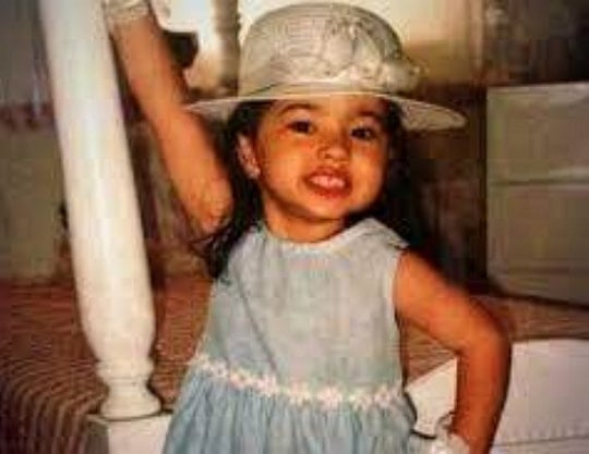 becky g childhood pic