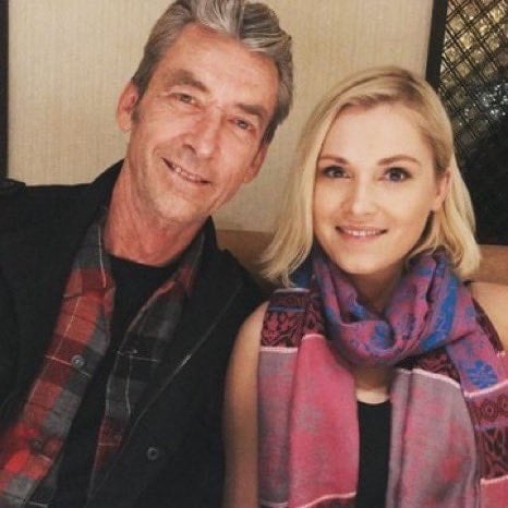 eliza taylor with father
