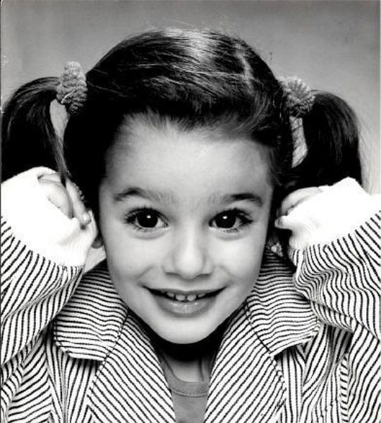 lea michele childhood pic