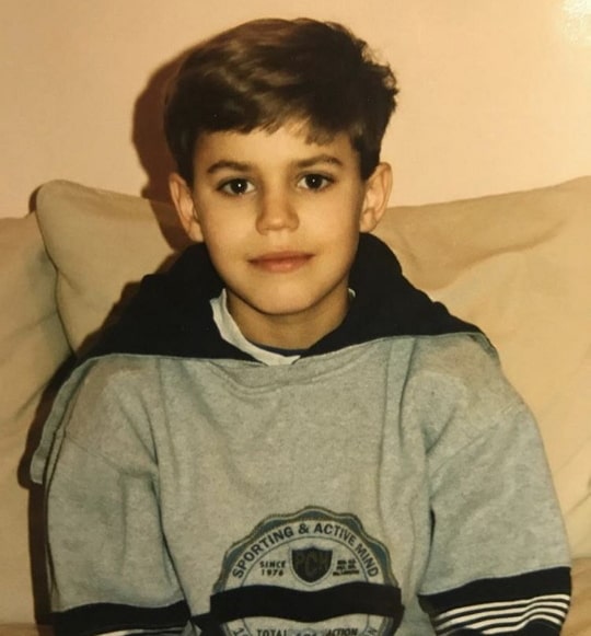 paul wesley childhood pic