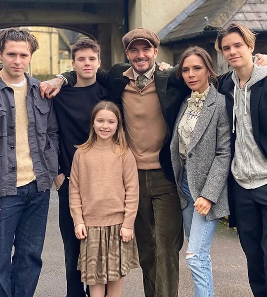 romeo beckham family