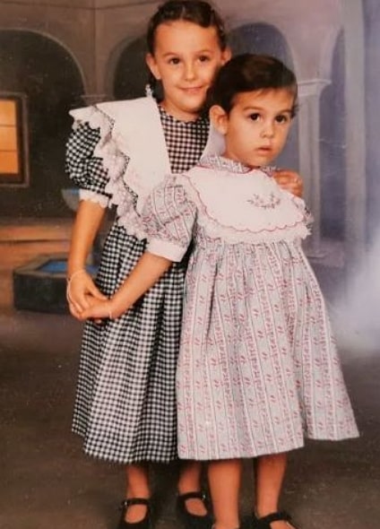 georgina rodriguez childhood pic