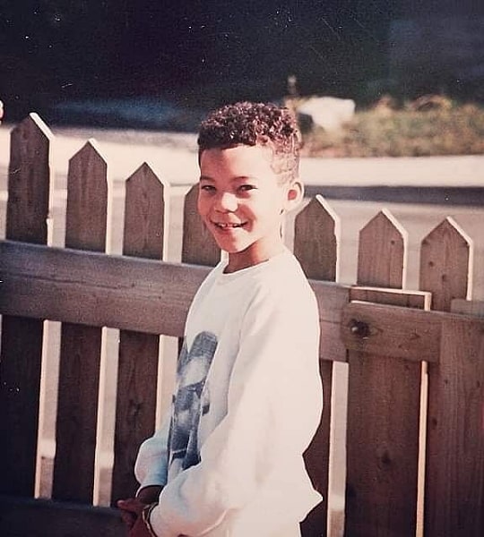 ishan morris childhood pic